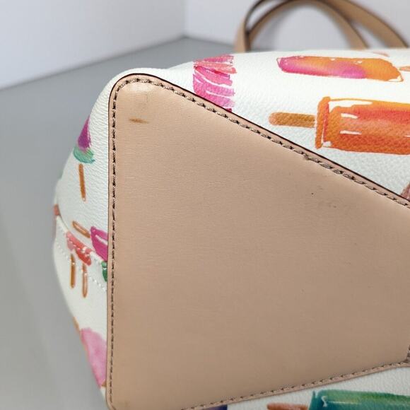 Kate Spade New York Flavor Of The Month Francis Tote Bag Ice Cream Popsicles - Picture 8 of 14